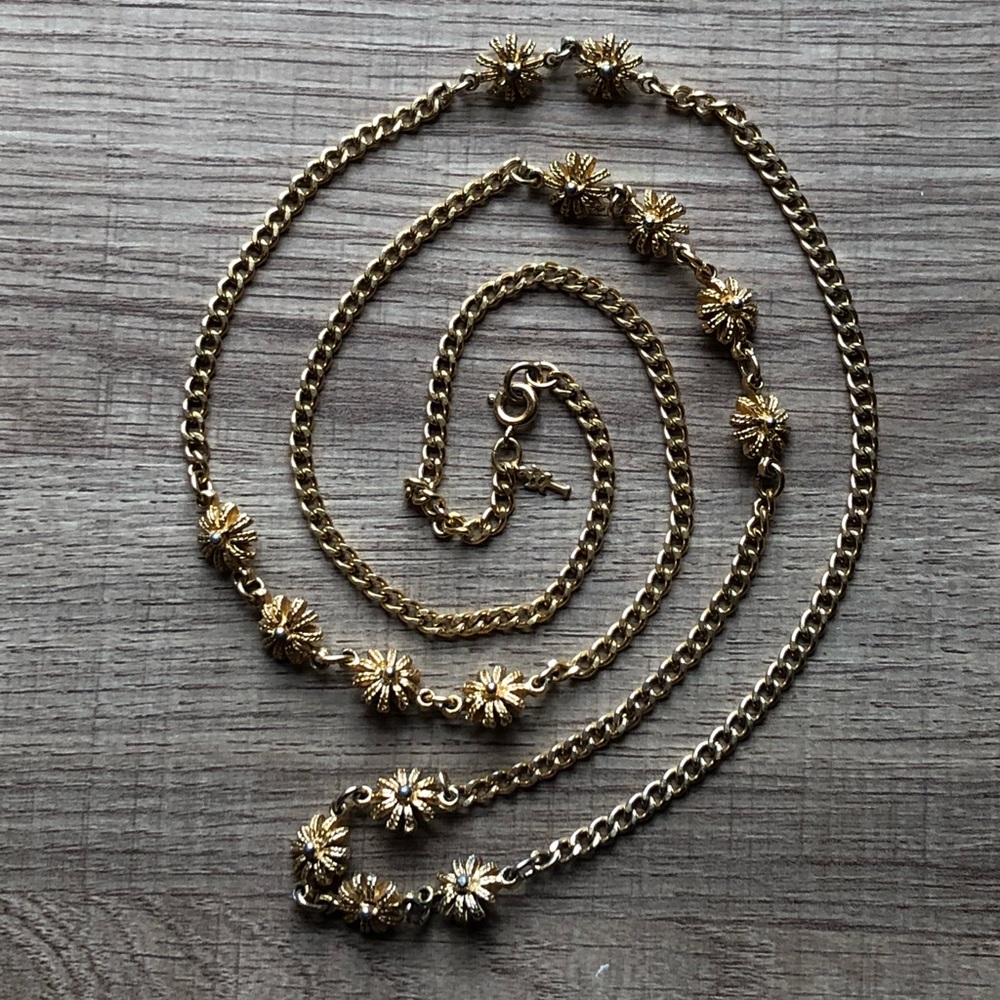 17” Gold Flower Chain